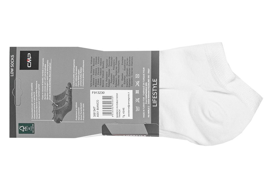 CMP Socken Bamboo Invisibile 3-pack 3I81347/A001 CMP Socken Bamboo Invisibile 3-pack 3I81347/A001