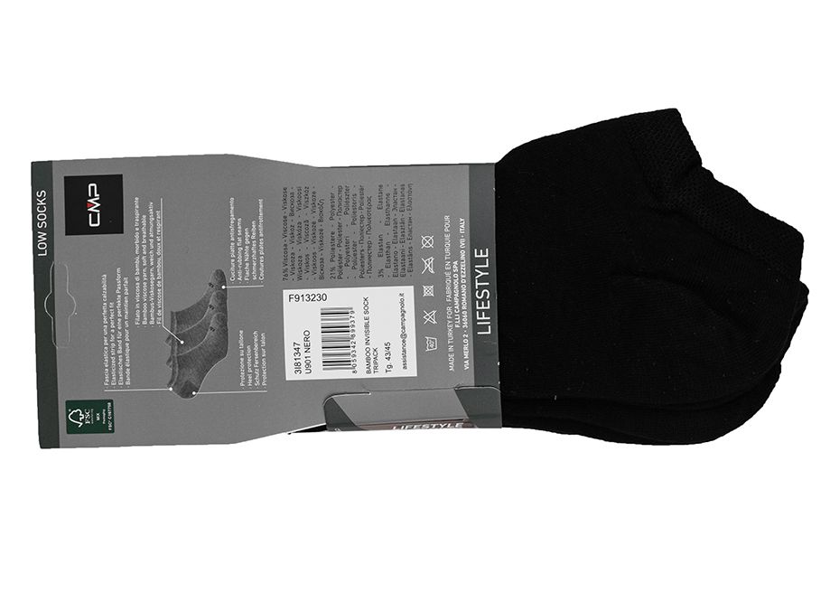 CMP Socken Bamboo Invisibile 3-pack 3I81347/U901 CMP Socken Bamboo Invisibile 3-pack 3I81347/U901