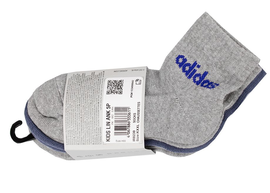 adidas Kinder Socken Linear Ankle Kids 5p IR8230