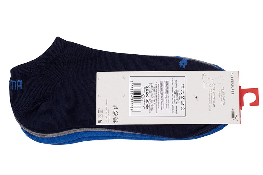 PUMA Socken Unisex Sneaker Plain 3P 906807 19/2610800012