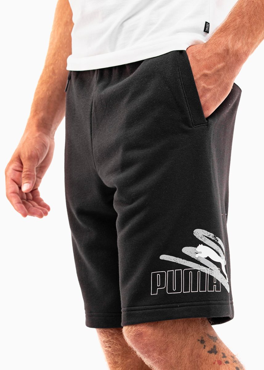 PUMA Herren thermoaktive Shorts ESS+ LOGO LAB Graphic Shorts 10 678989 01