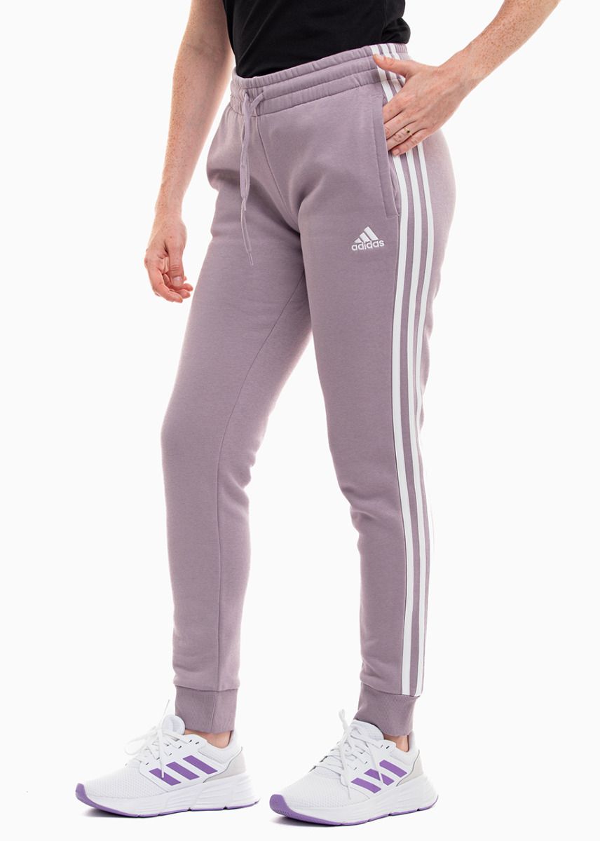 adidas Damenhose Essentials 3-Stripes Fleece Cuffed IR5403