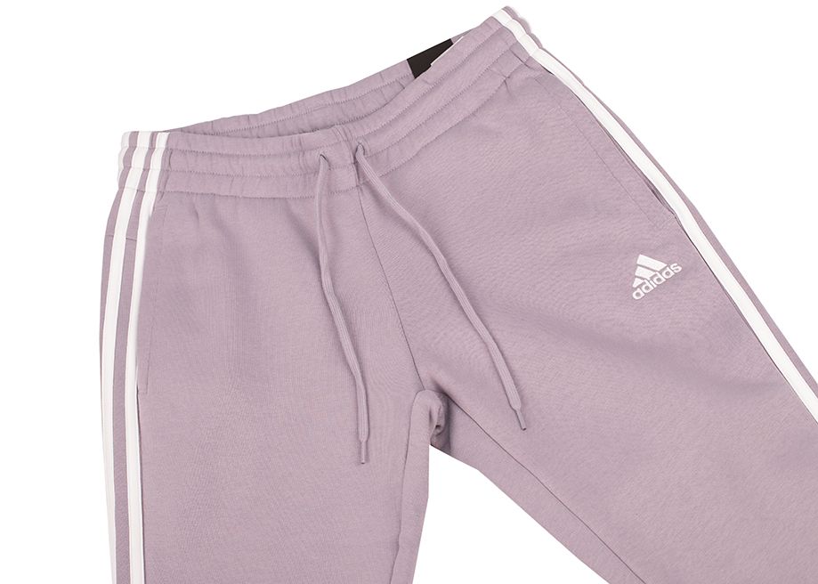 adidas Damenhose Essentials 3-Stripes Fleece Cuffed IR5403