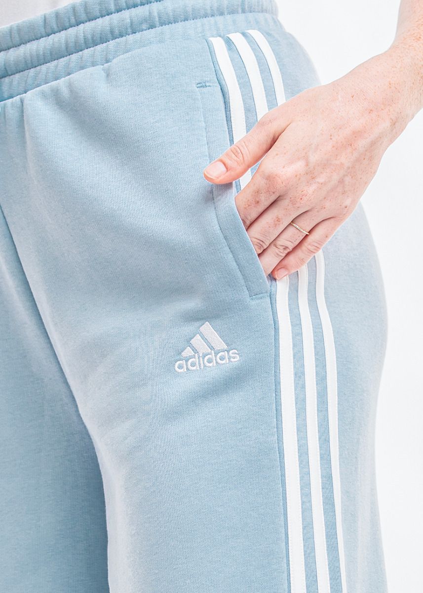 adidas Damen Jogginghosen Essentials 3-Stripes Fleece Wide IR5384