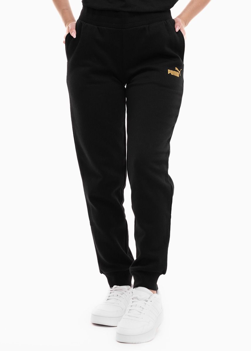 PUMA Damen Jogginghosen ESS+ Metallic Pants FL 849959 01