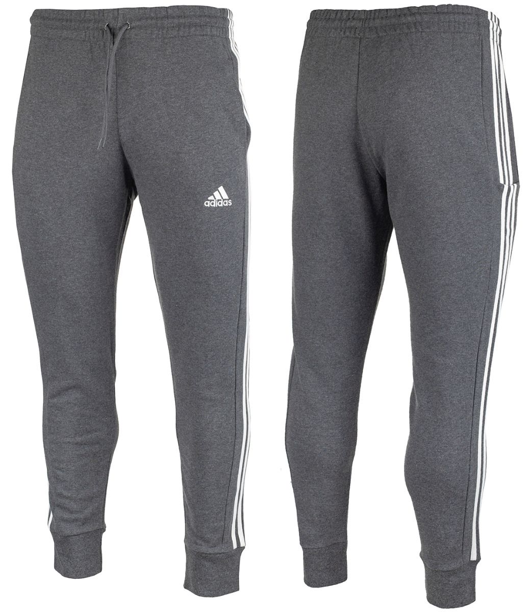 adidas Herrenhose Essentials French Terry Tapered Cuff 3-Stripes IC9408