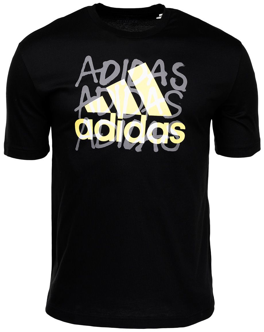 adidas Herren T-Shirt Overspray Graphic GS6318