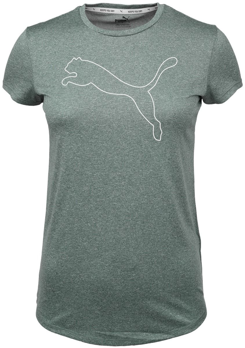 Puma Damen T-Shirt RTG Heather Logo Tee 586455 45