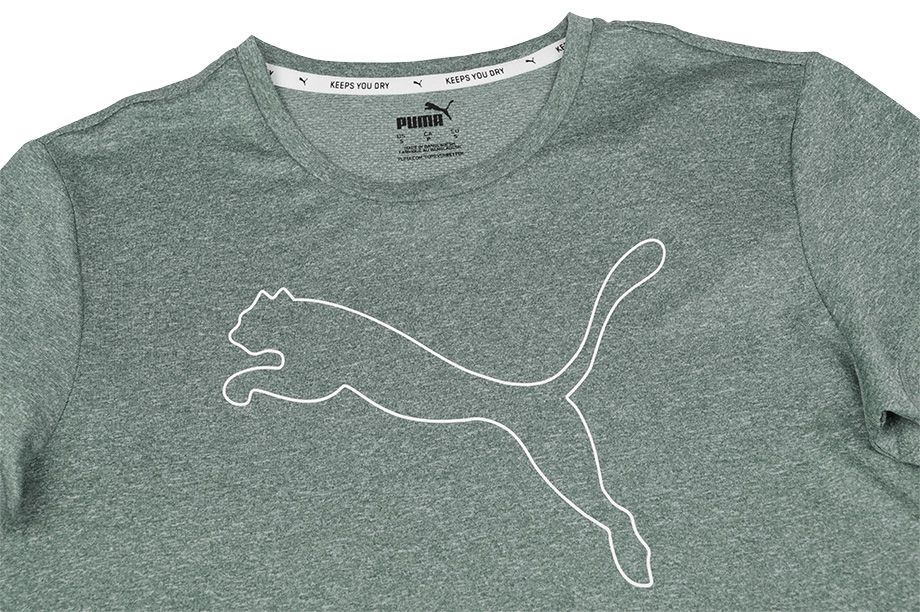 Puma Damen T-Shirt RTG Heather Logo Tee 586455 45