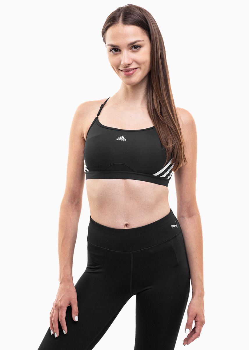 adidas Büstenhalter Aeroreact Training Light-Support 3-Stripes Bra HC7862