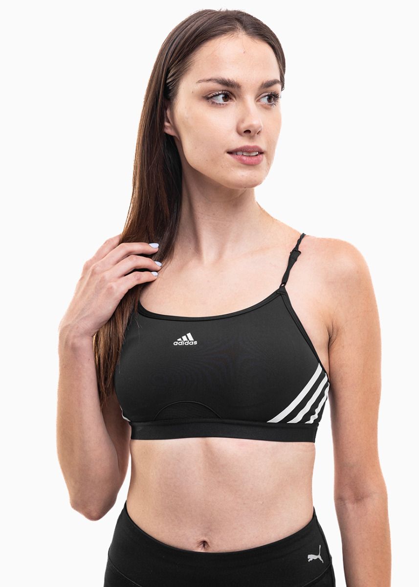 adidas Büstenhalter Aeroreact Training Light-Support 3-Stripes Bra HC7862