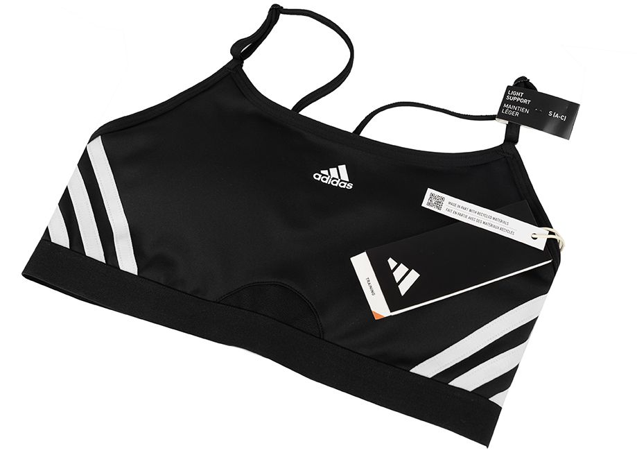 adidas Büstenhalter Aeroreact Training Light-Support 3-Stripes Bra HC7862