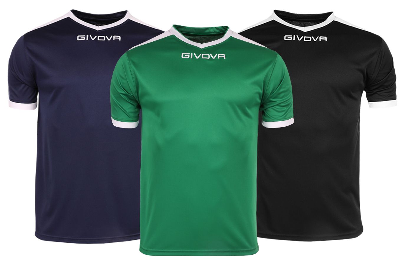 Givova T-Shirt Satz Revolution Interlock MAC04 1303/0403/1003