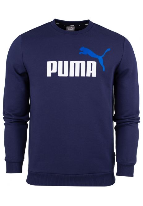 PUMA Herren Sweatshirt ESS+ 2 Logo 586762 Crew FL Big Col 07