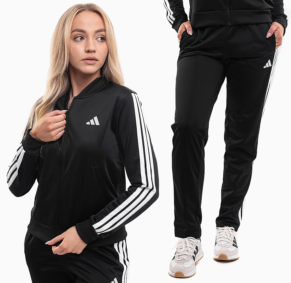 adidas Damen Trainingsanzug Essentials 3-Stripes TrackSuit JD5434