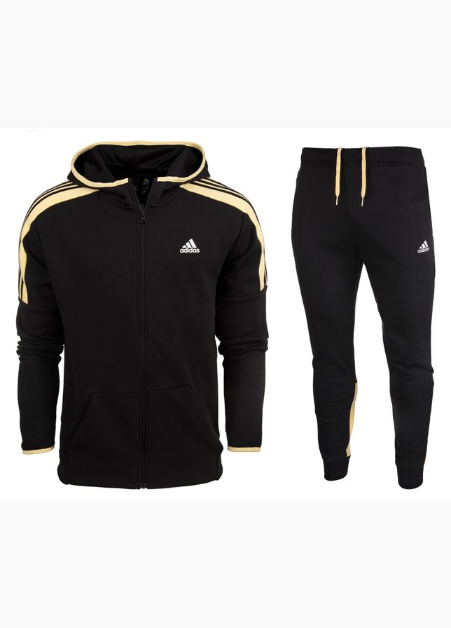 adidas Herren Trainingsanzug Fleece Colorblock HK4460 adidas Herren Trainingsanzug Fleece Colorblock HK4460
