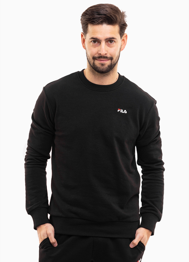 Fila Herren Kapuzenpullover Leverano Regular Crew Sweat FAM0876 80010 Fila Herren Kapuzenpullover Leverano Regular Crew Sweat FAM0876 80010