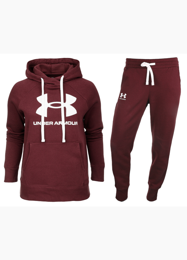 Under Armour Damen Trainingsanzug Rival Fleece Logo Hoodie 1356318 690/1356416 690 Under Armour Damen Trainingsanzug Rival Fleece Logo Hoodie 1356318 690/1356416 690