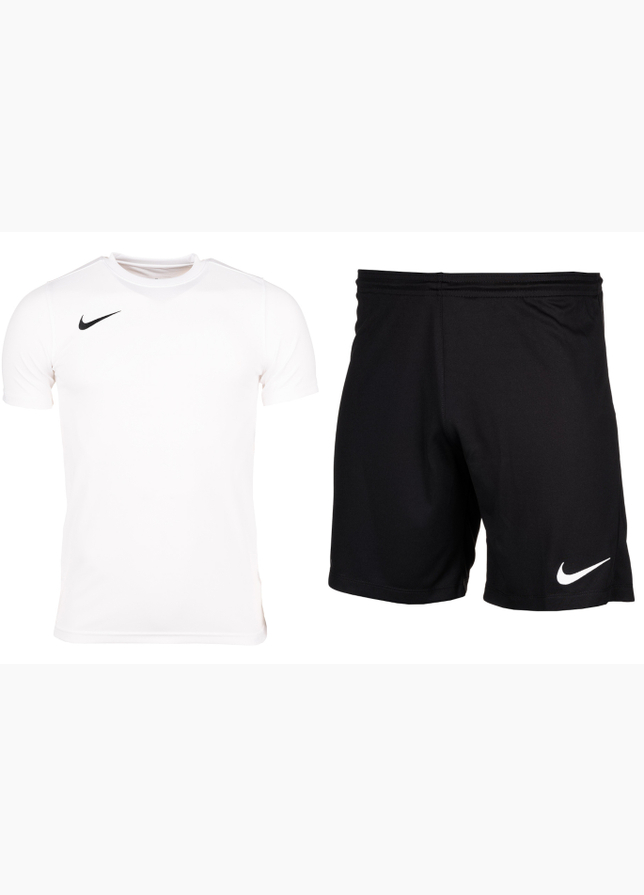 Nike Sport-Set T-shirt Kurze Hose Dry Park VII JSY SS BV6708 100/BV6855 010 Nike Sport-Set T-shirt Kurze Hose Dry Park VII JSY SS BV6708 100/BV6855 010