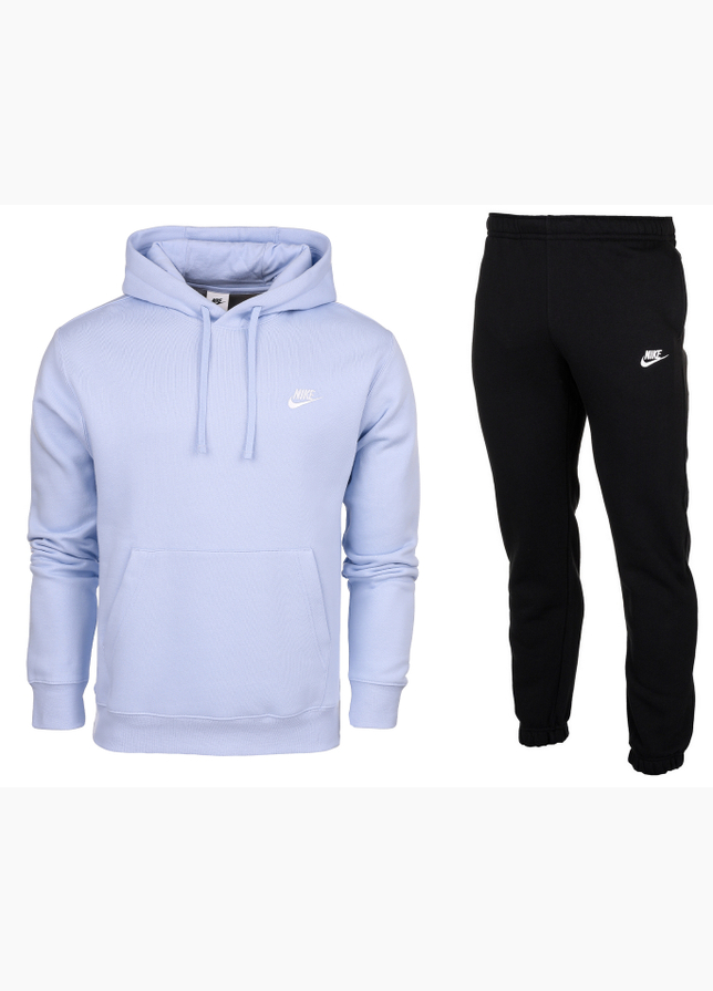 Nike Herren Trainingsanzug Hoodie Club Fleece BV2654 548/BV2737 010 Nike Herren Trainingsanzug Hoodie Club Fleece BV2654 548/BV2737 010