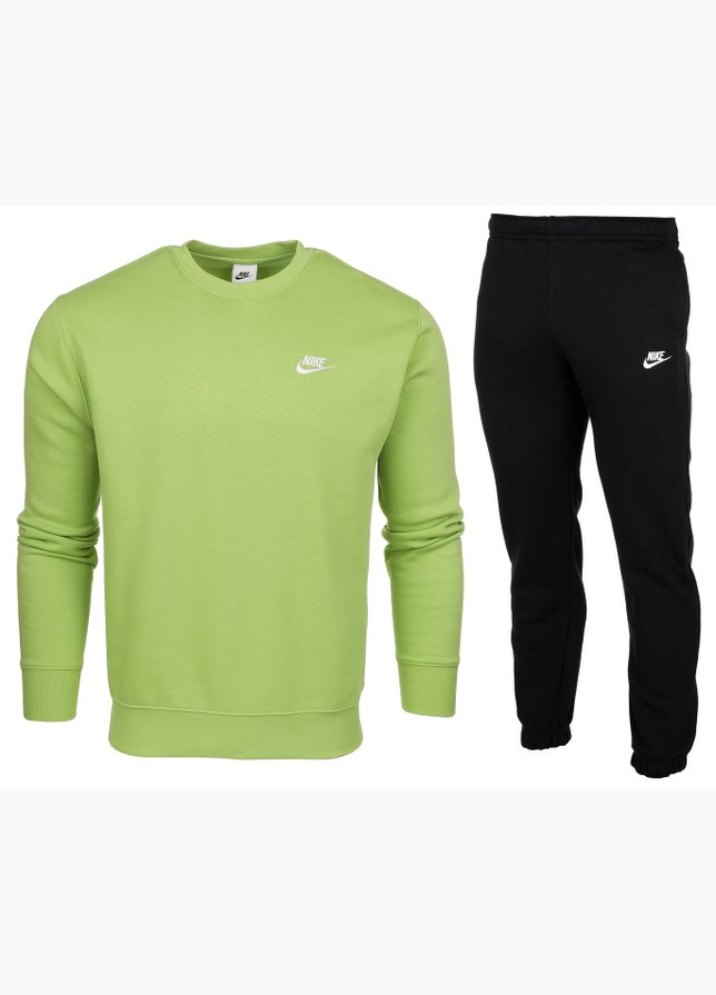 Nike Herren Trainingsanzug Club Fleece Crew BV2662 332/BV2737 010 Nike Herren Trainingsanzug Club Fleece Crew BV2662 332/BV2737 010