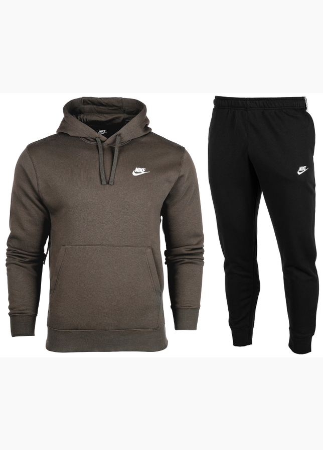 Nike Herren Trainingsanzug Hoodie Club Fleece Jogger BV2654 004/BV2671 010 Nike Herren Trainingsanzug Hoodie Club Fleece Jogger BV2654 004/BV2671 010