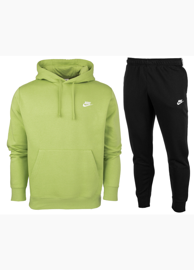 Nike Herren Trainingsanzug Hoodie Club Fleece Jogger BV2654 332/BV2671 010 Nike Herren Trainingsanzug Hoodie Club Fleece Jogger BV2654 332/BV2671 010