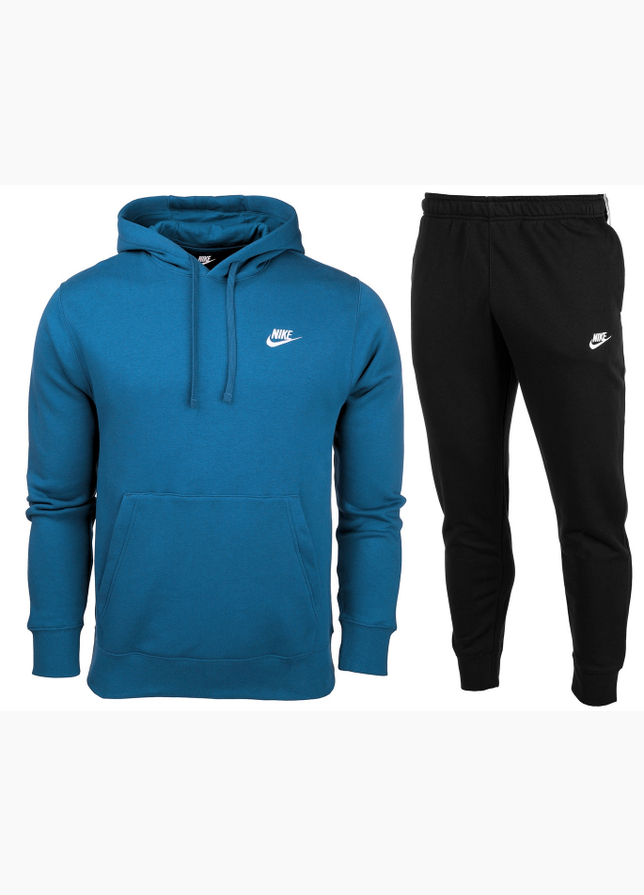 Nike Herren Trainingsanzug Hoodie Club Fleece Jogger BV2654 407/BV2671 010 Nike Herren Trainingsanzug Hoodie Club Fleece Jogger BV2654 407/BV2671 010