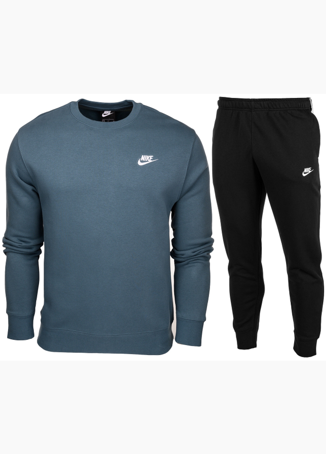 Nike Herren Trainingsanzug Club Fleece Jogger Crew BV2662 058/BV2671 010 Nike Herren Trainingsanzug Club Fleece Jogger Crew BV2662 058/BV2671 010