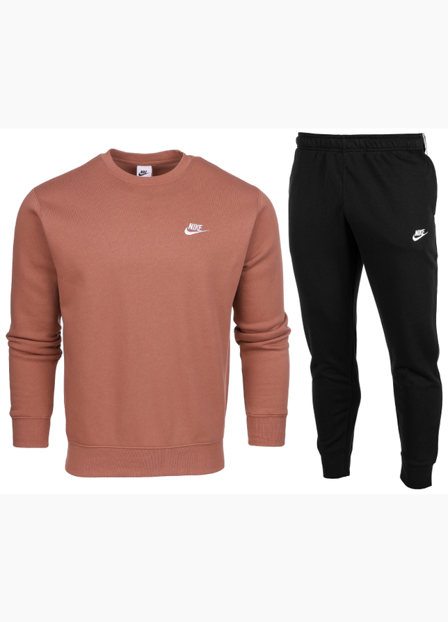 Nike Herren Trainingsanzug Club Fleece Jogger Crew BV2662 215/BV2671 010 Nike Herren Trainingsanzug Club Fleece Jogger Crew BV2662 215/BV2671 010