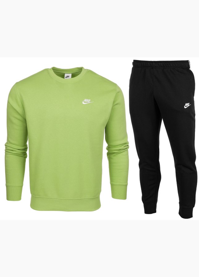 Nike Herren Trainingsanzug Club Fleece Jogger Crew BV2662 332/BV2671 010 Nike Herren Trainingsanzug Club Fleece Jogger Crew BV2662 332/BV2671 010