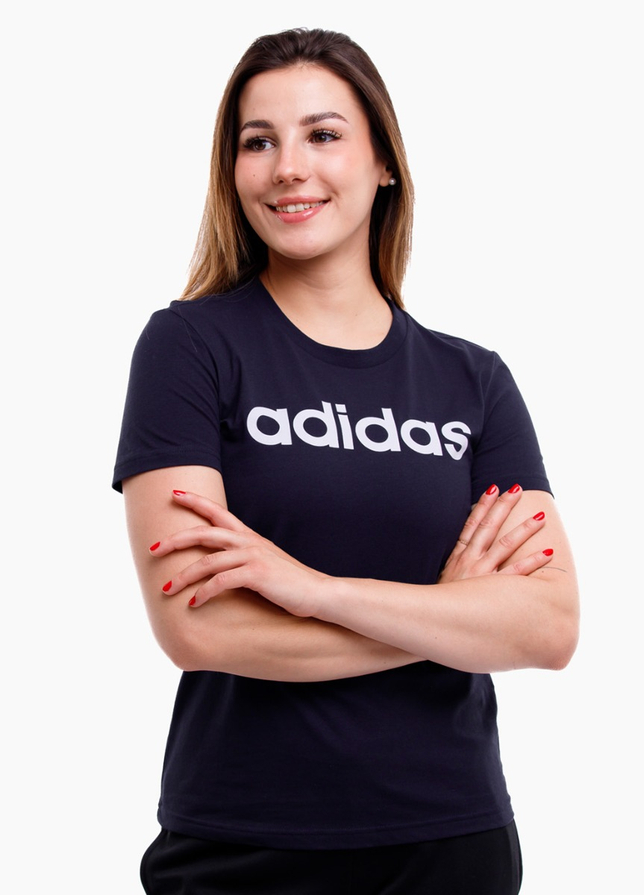 adidas T-Shirt damen Essentials Linear Slim Tee H07833 adidas T-Shirt damen Essentials Linear Slim Tee H07833