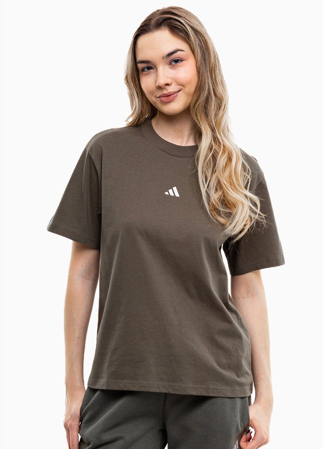 adidas Damen T-Shirt Essentials Small Logo Cotton JI6074 adidas Damen T-Shirt Essentials Small Logo Cotton JI6074