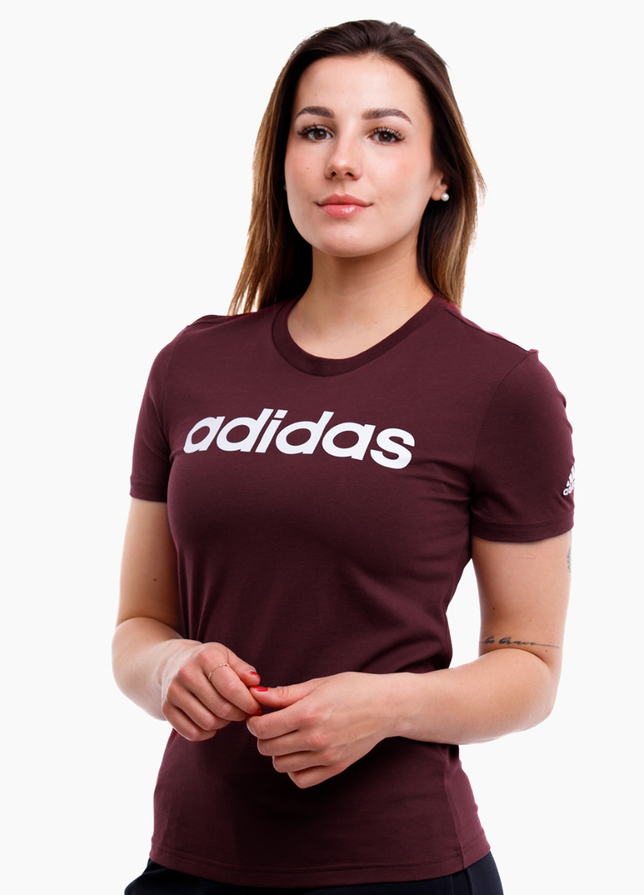 adidas Damen T-Shirt Loungwear Essentials Slim Logo IM2829 adidas Damen T-Shirt Loungwear Essentials Slim Logo IM2829