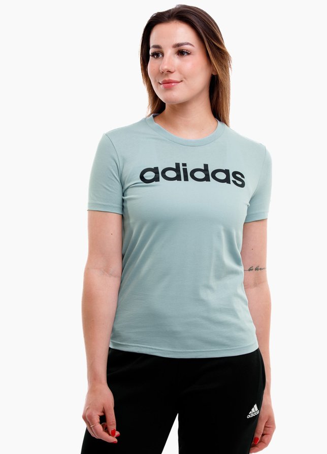 adidas Damen T-Shirt Loungwear Essentials Slim Logo IM2832 adidas Damen T-Shirt Loungwear Essentials Slim Logo IM2832