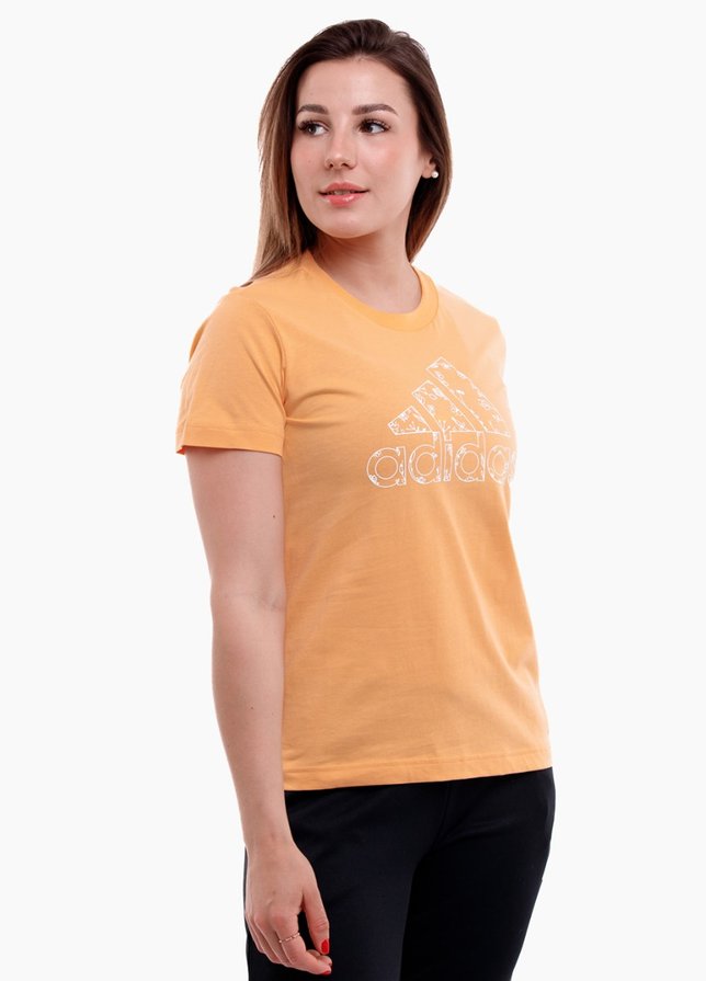 adidas Damen T-Shirt Outlined Floral Graphic T-Shirt GL1030 adidas Damen T-Shirt Outlined Floral Graphic T-Shirt GL1030