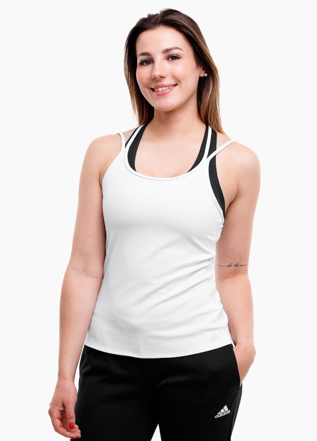 adidas Damen-T-Shirt Studio Slim Strappy Back Tank Top HE3141 adidas Damen-T-Shirt Studio Slim Strappy Back Tank Top HE3141