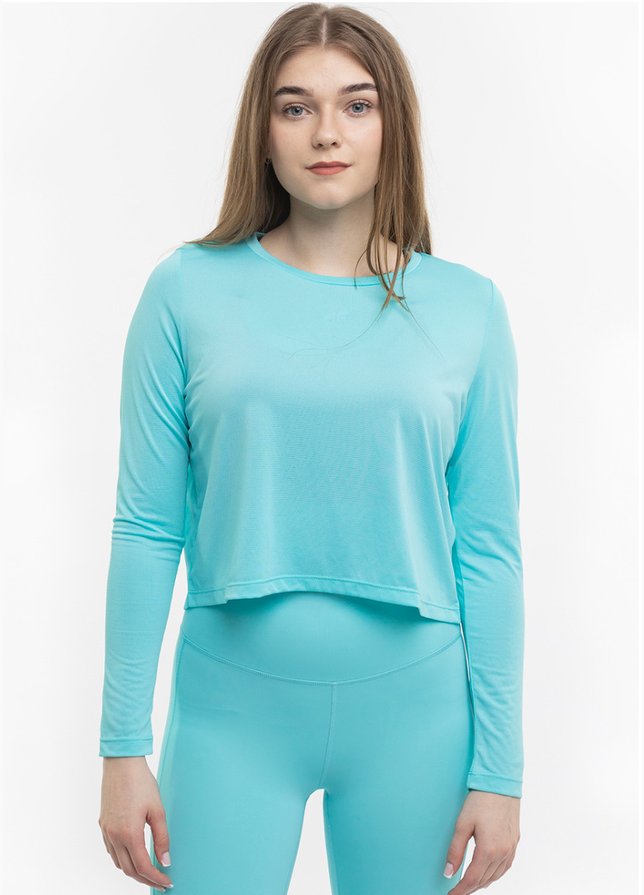4F Damen Langarmshirt Longsleeve F218 4FWSS24TFLOF218 33S 4F Damen Langarmshirt Longsleeve F218 4FWSS24TFLOF218 33S