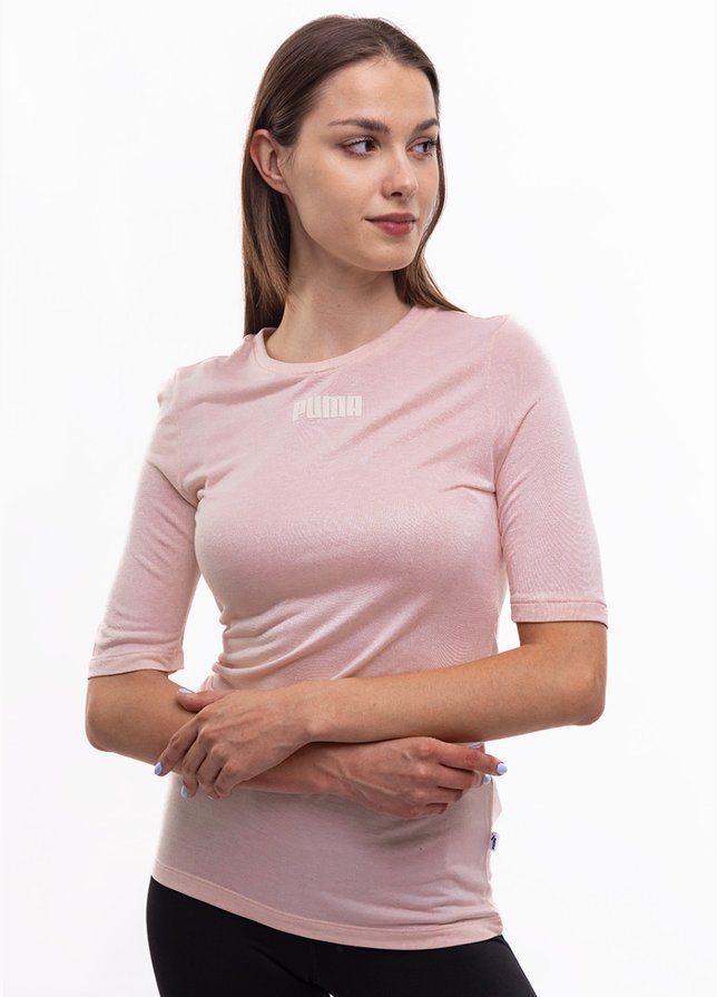 Puma Damen T-Shirt Modern Basics Tee Cloud 585929 27 Puma Damen T-Shirt Modern Basics Tee Cloud 585929 27