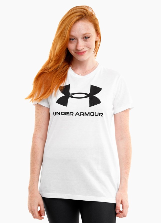 Under Armour Damen T-Shirt Live Sportstyle Graphic Ssc 1356305 102 Under Armour Damen T-Shirt Live Sportstyle Graphic Ssc 1356305 102