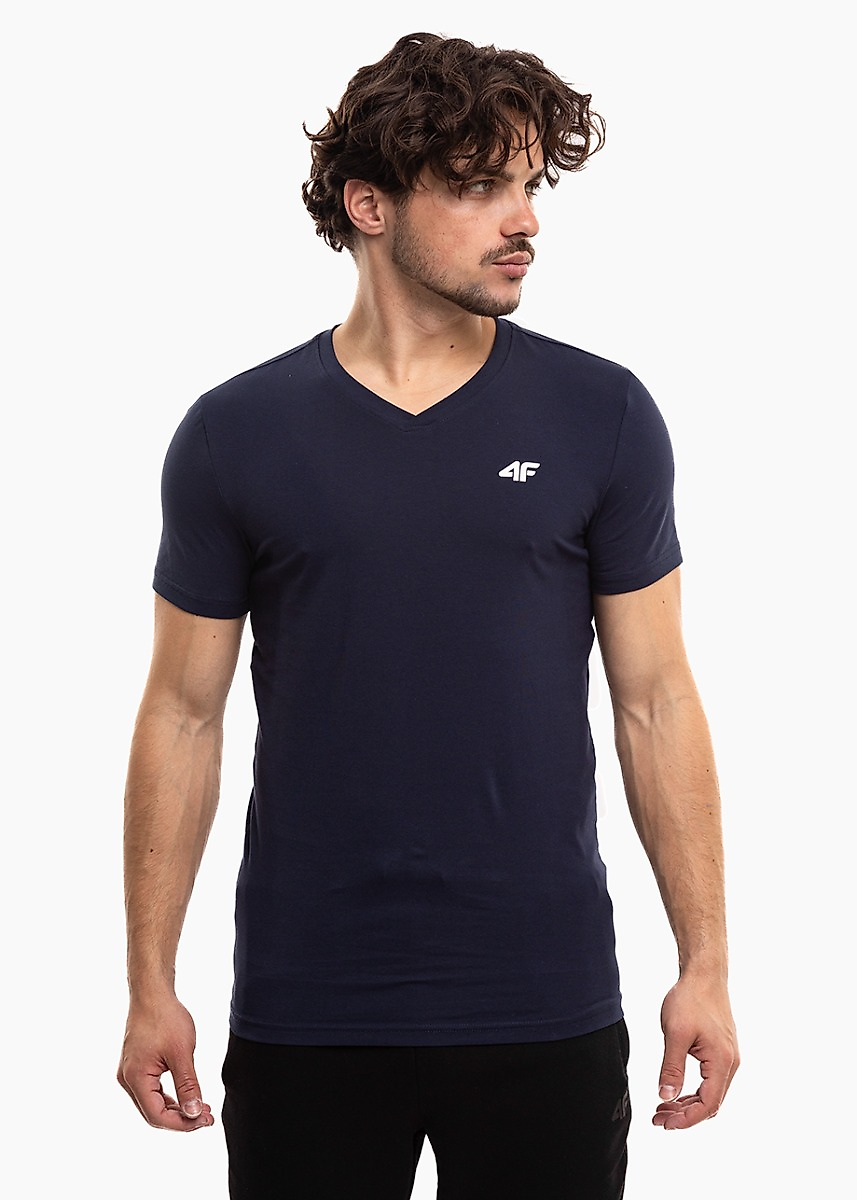 Herren T-Shirt 4F M3339 marineblau 4FWMM00TTSHM3339 31S