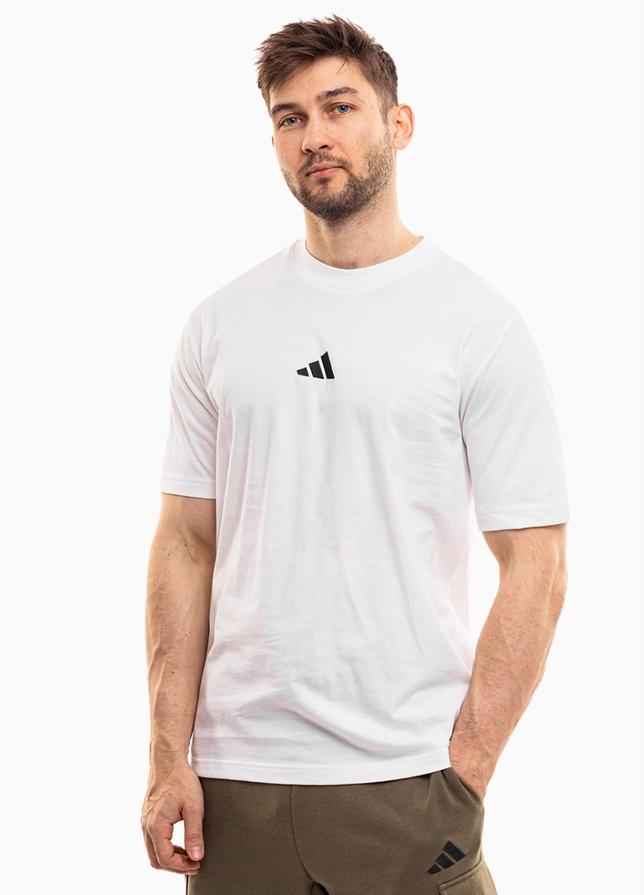 adidas Herren T-Shirt Essentials Small Logo Single Jersey JF1092 adidas Herren T-Shirt Essentials Small Logo Single Jersey JF1092
