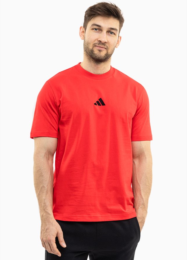 adidas Herren T-Shirt Essentials Small Logo Single Jersey JF1095 adidas Herren T-Shirt Essentials Small Logo Single Jersey JF1095