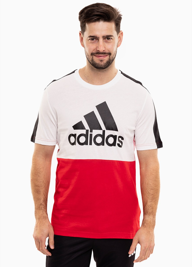 adidas Herren T-Shirt Essentials Colorblock Single Jersey Tee HE4330 adidas Herren T-Shirt Essentials Colorblock Single Jersey Tee HE4330