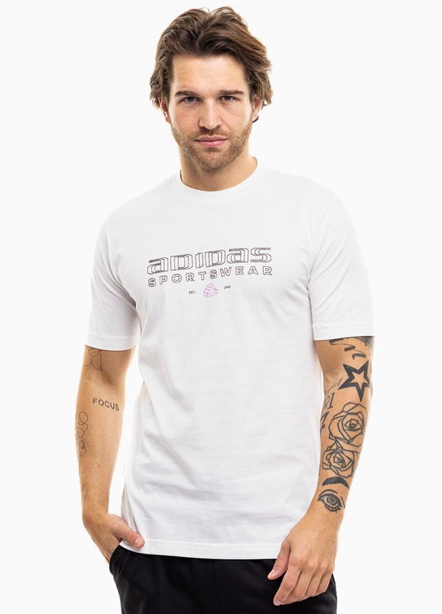 adidas Herren T-Shirt Tech Linear Graphic IW2690 adidas Herren T-Shirt Tech Linear Graphic IW2690