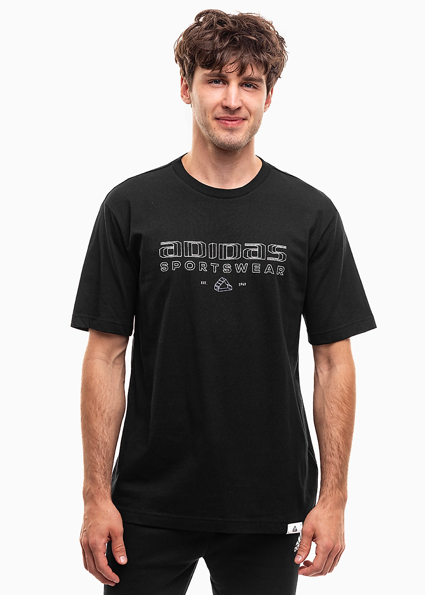 adidas Herren T-Shirt Tech Linear Graphic IW2651