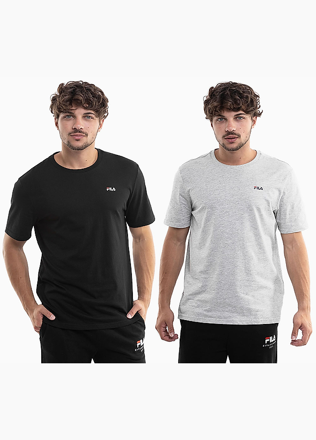 Fila Herren T-Shirt Set Brod 2pcs FAM0083 83227 Fila Herren T-Shirt Set Brod 2pcs FAM0083 83227