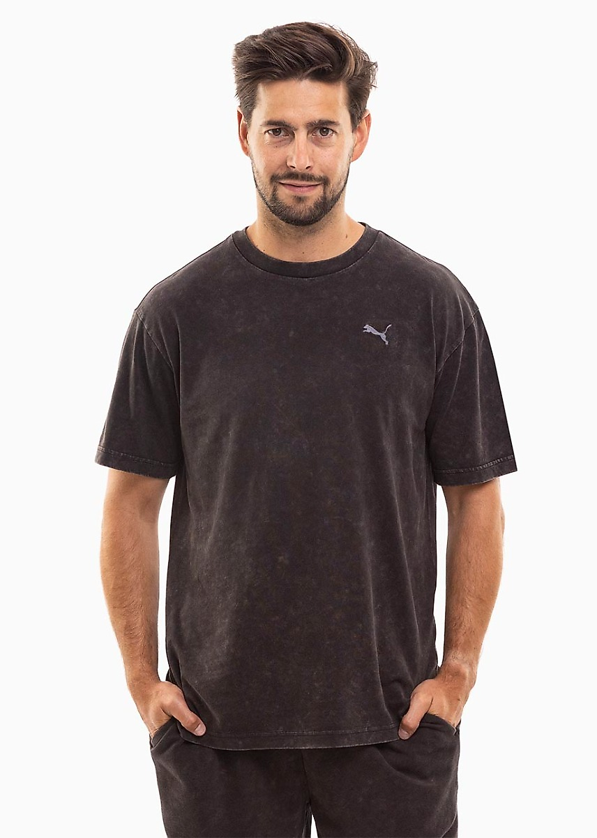 PUMA Herren T-Shirt Ess Elevated Relaxed Wash Tee 688048 01