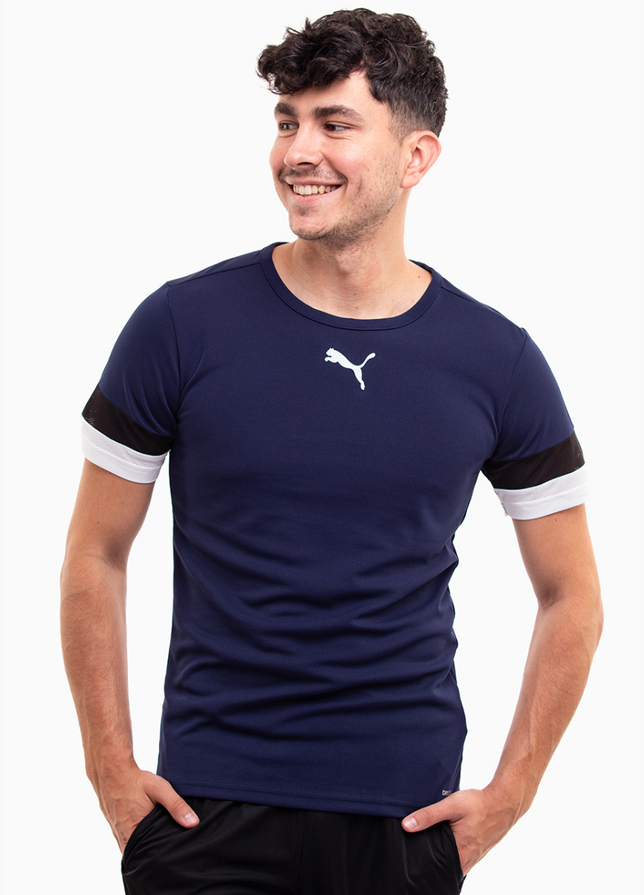 PUMA Herren-T-Shirt teamRISE Jersey Peacoat 704932 06 PUMA Herren-T-Shirt teamRISE Jersey Peacoat 704932 06