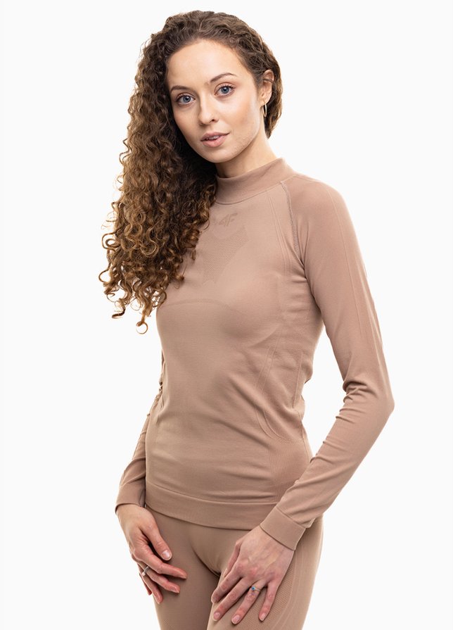 4F Damen Thermoaktiv Shirt F156 4FWAW24USEAF156 82S 4F Damen Thermoaktiv Shirt F156 4FWAW24USEAF156 82S